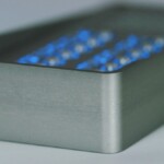 Obudowa natynkowa domofonu Radbit - stop aluminium, anodowana